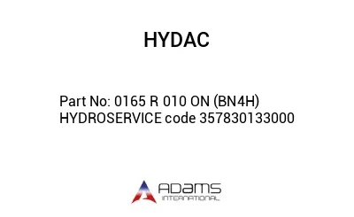 0165 R 010 ON (BN4H) HYDROSERVICE code 357830133000