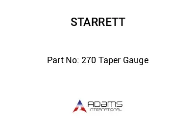 270 Taper Gauge