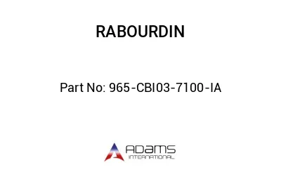 965-CBI03-7100-IA