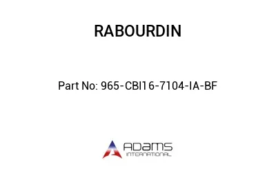 965-CBI16-7104-IA-BF