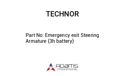 Emergency exit Steering Armature (3h battery)