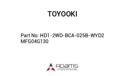 HD1-2WD-BCA-025B-WYD2 MFG04G130