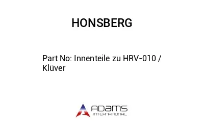 Innenteile zu HRV-010 / Klüver