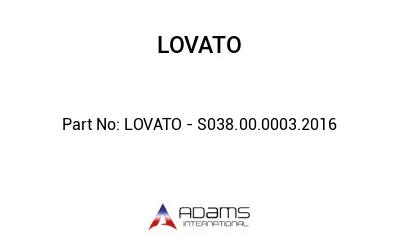 LOVATO - S038.00.0003.2016