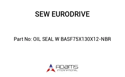 OIL SEAL W BASF75X130X12-NBR