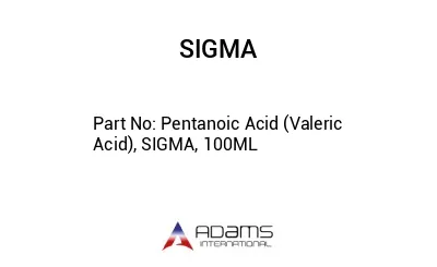 Pentanoic Acid (Valeric Acid), SIGMA, 100ML