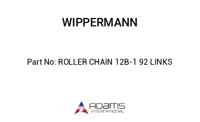 ROLLER CHAIN 12B-1 92 LINKS